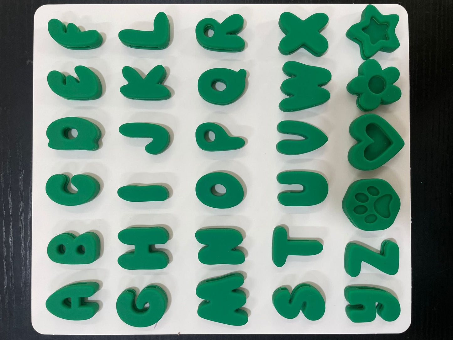 Personalized silicone dog pendant