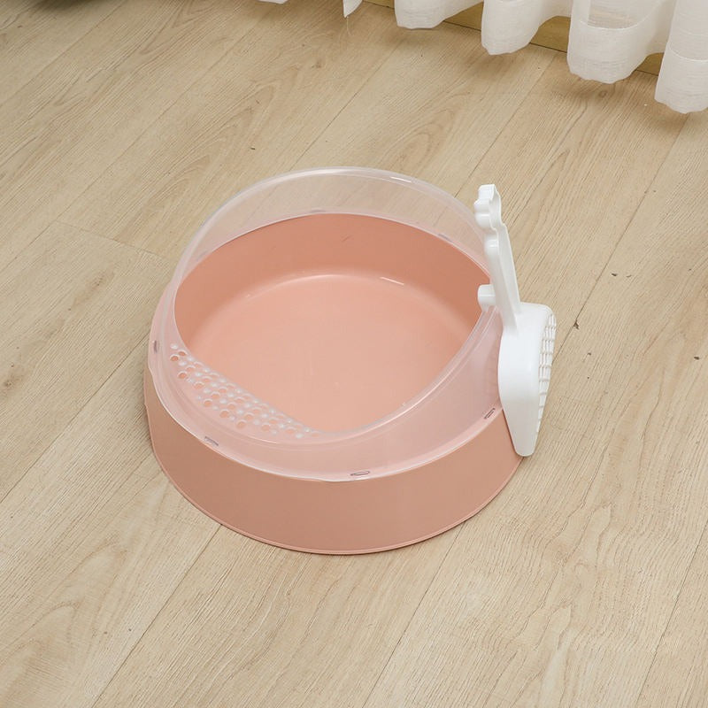 Large semi-enclosed cat litter box - view 7