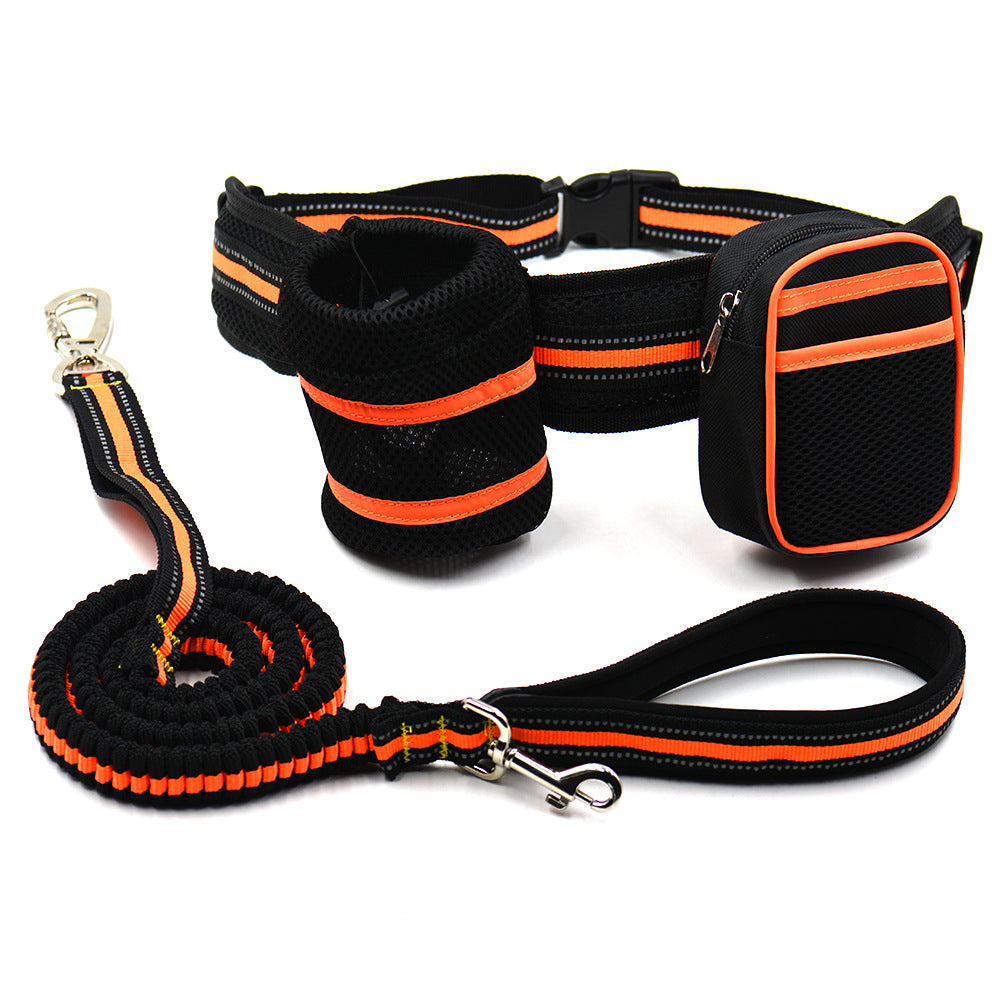 Reflective pet harness and leash set by The Pet Hub Co
