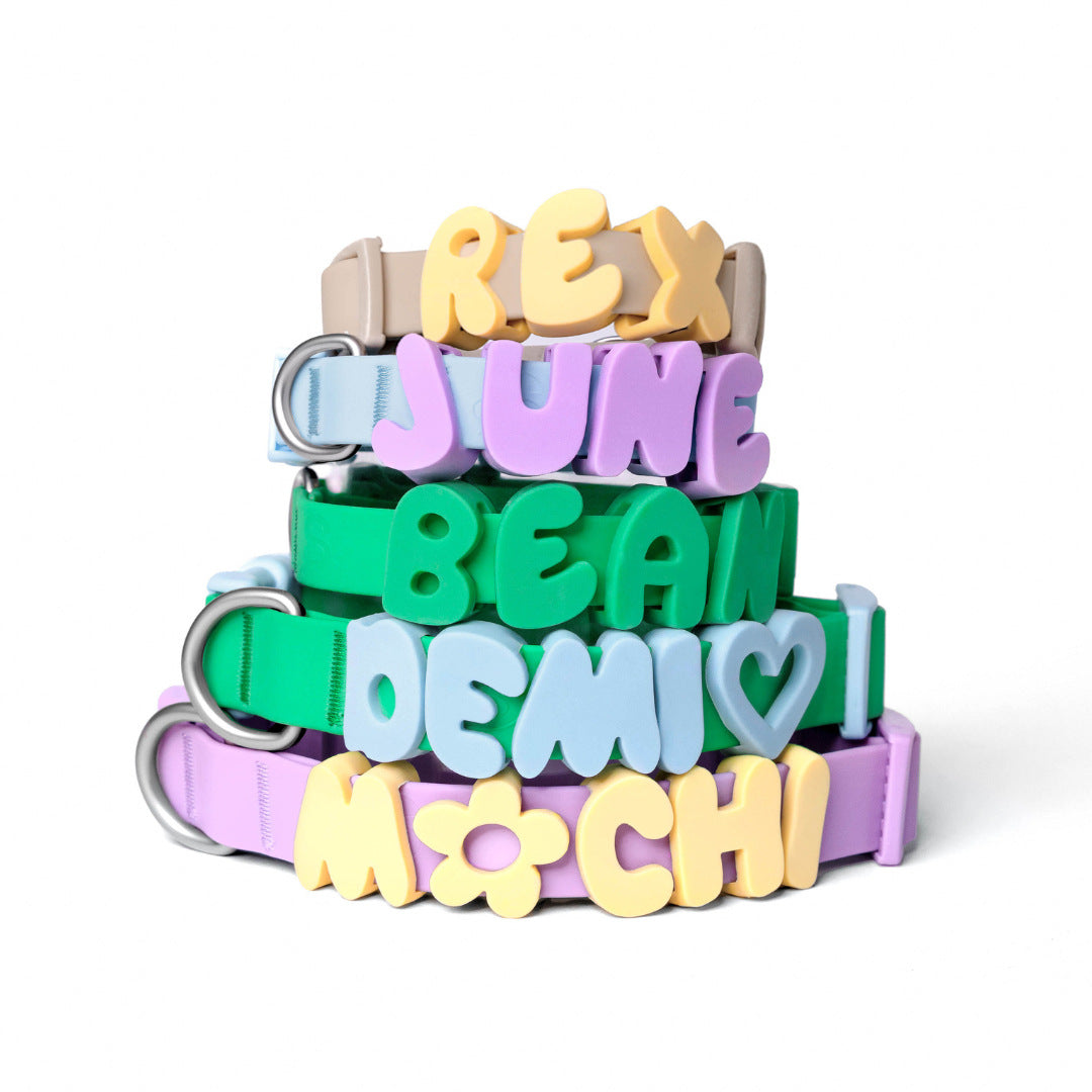 Personalized silicone dog pendant