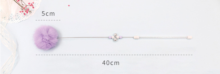 Cat teaser wand with bell - view 3