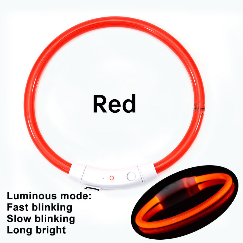 LED Dog Collar for Night Safety