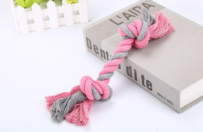 Cotton knot rope dog toy - view 7