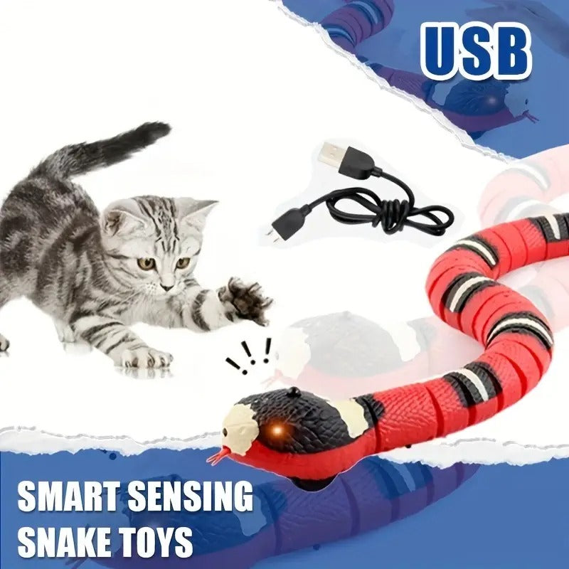 USB rechargeable snake cat toy - view 3