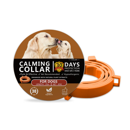 Adjustable Pet Calming Collar for Cats and Dogs