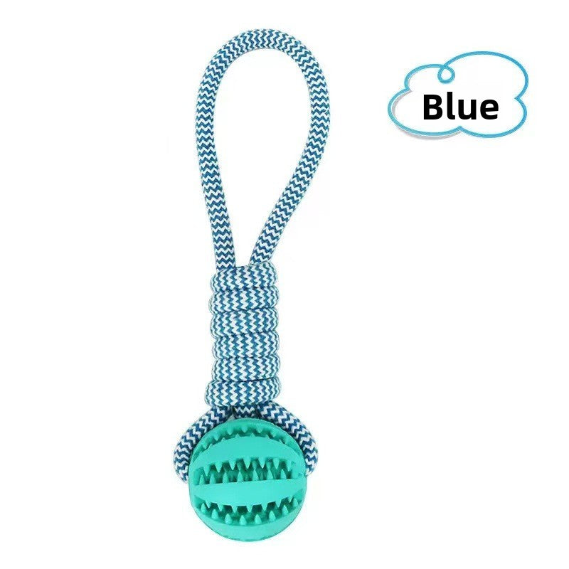 Dog Chew Toy Tug Rope Treat Ball