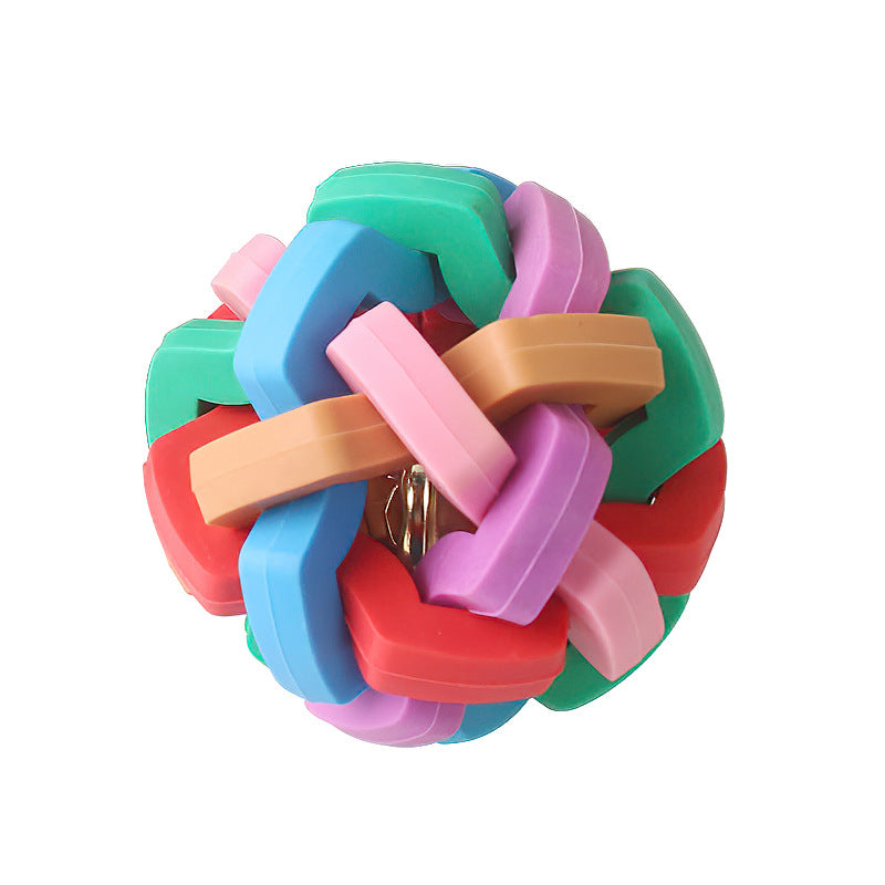Bite-resistant bell ball toy by The Pet Hub Co