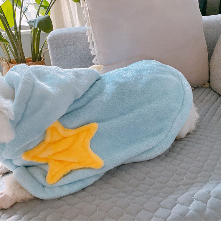 Puppy winter nightgown by The Pet Hub Co