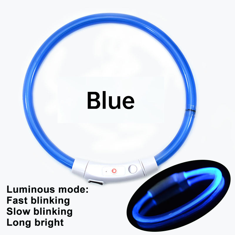 LED Dog Collar for Night Safety
