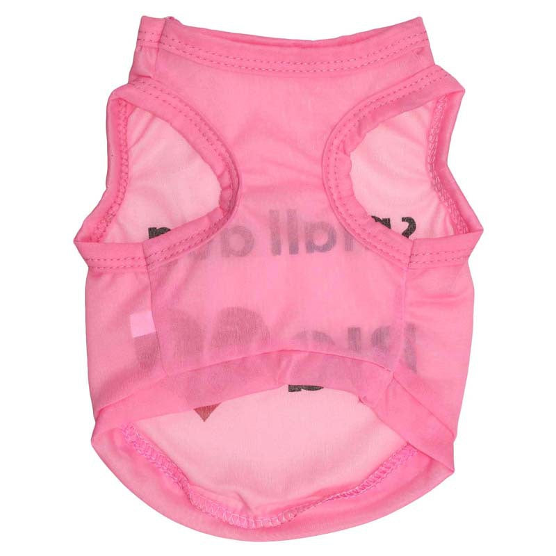 Heart print small dog vest - view 3