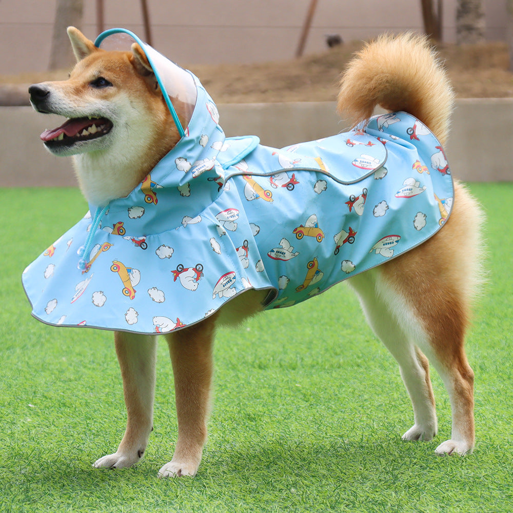 Waterproof Reflective Dog Raincoat