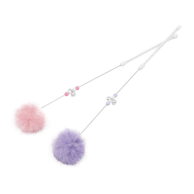 Cat teaser wand with bell - view 2