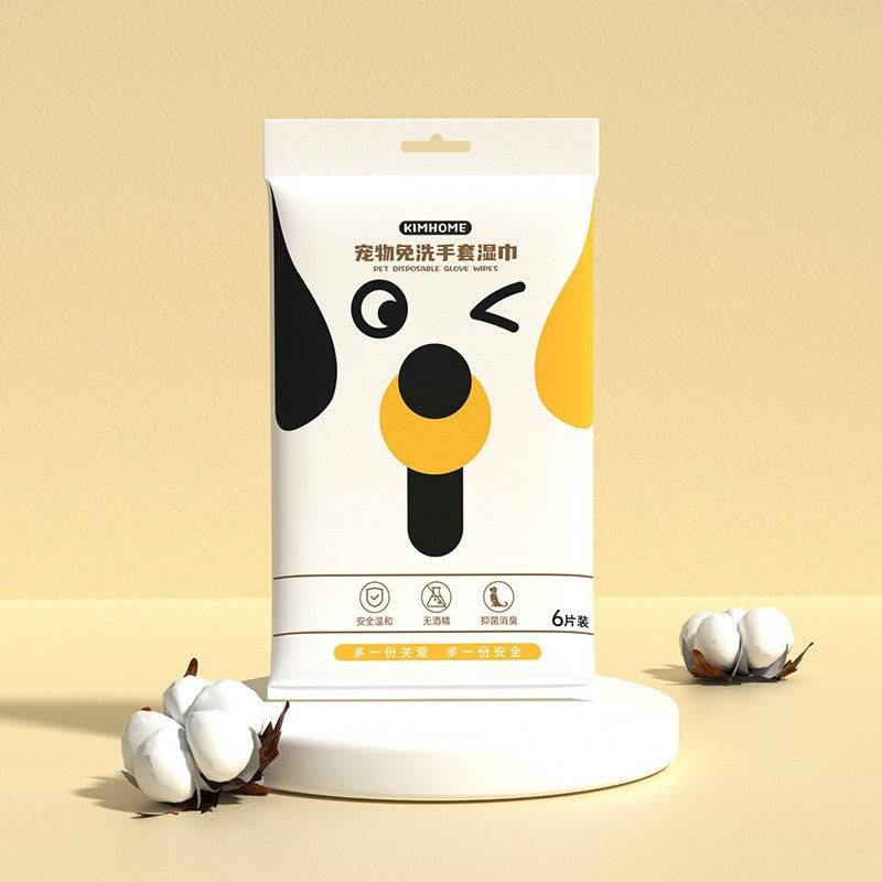 Disposable Pet Cleaning Gloves