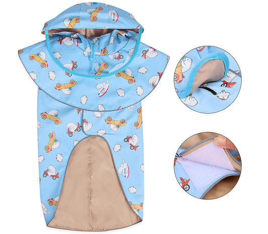 Waterproof Reflective Dog Raincoat
