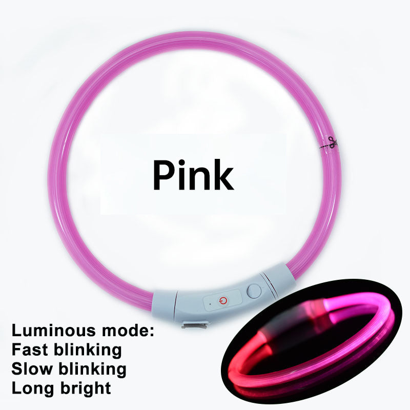 LED Dog Collar for Night Safety