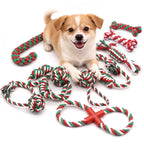 Christmas Rope Chew Toy for Dogs