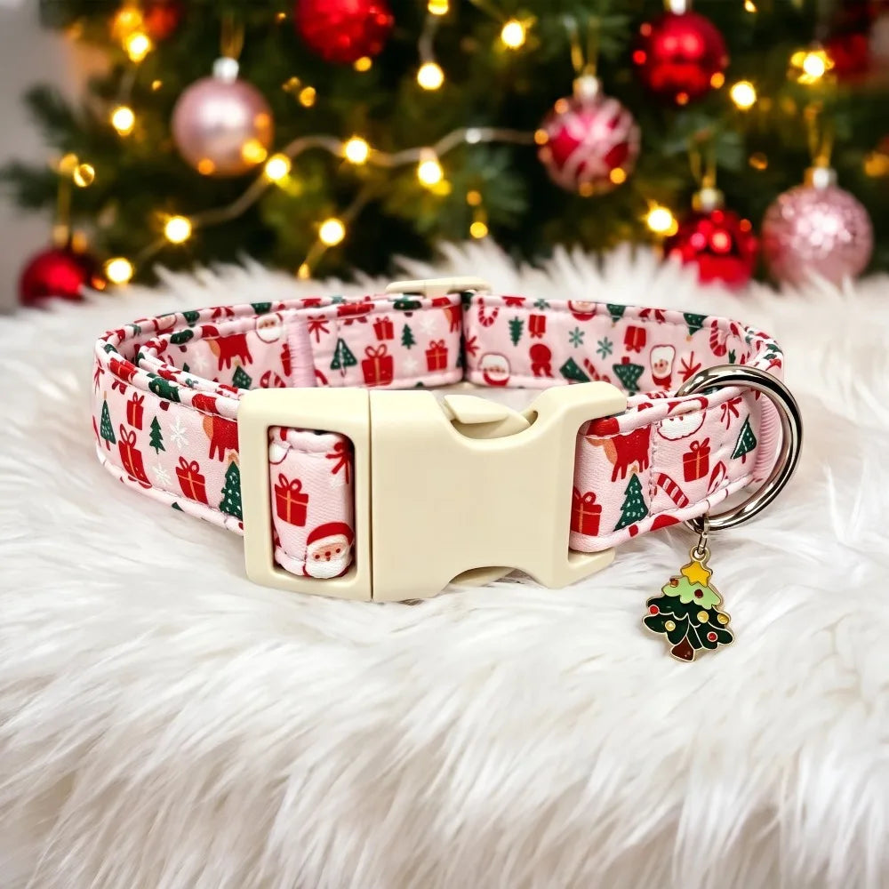Festive Christmas Print Collar