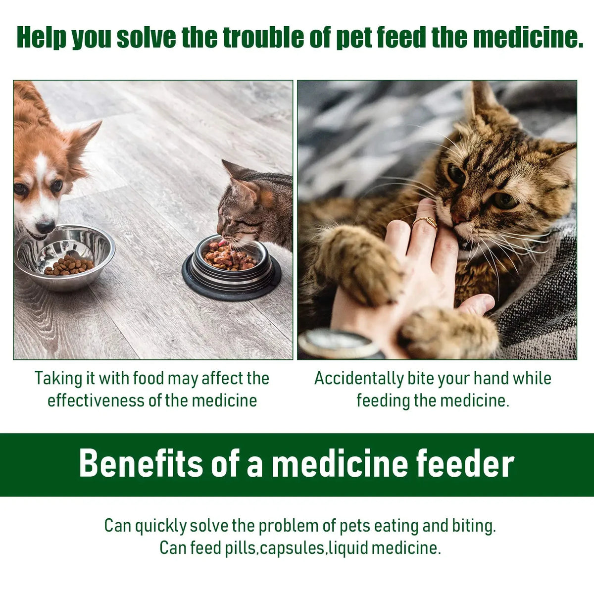 Easy Pill Dispenser for Cats & Dogs
