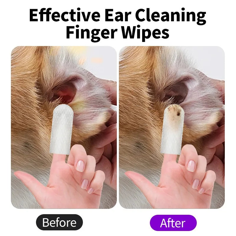 Gentle Ear Cleaning Finger Wipes