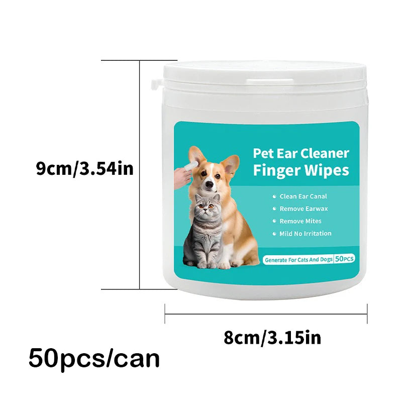 Gentle Ear Cleaning Finger Wipes