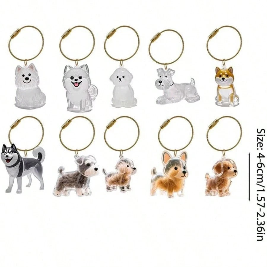 Pet Hair Keepsake Keychain