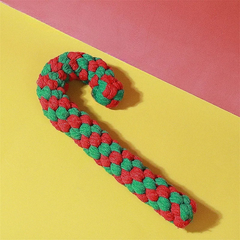 Christmas Rope Chew Toy for Dogs