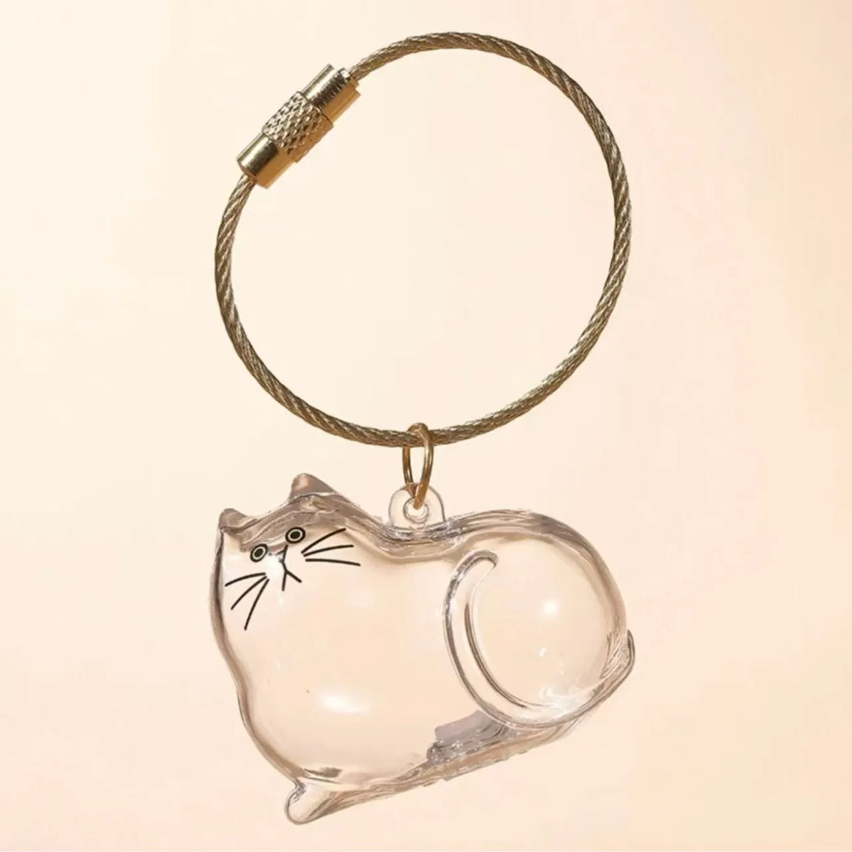 Pet Hair Keepsake Keychain