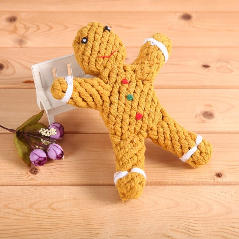 Christmas Rope Chew Toy for Dogs