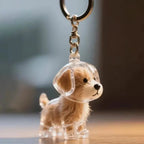Pet Hair Keepsake Keychain