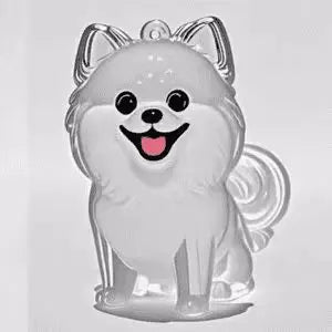 Pet Hair Keepsake Keychain