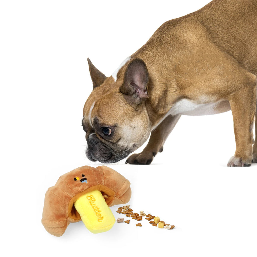 Croissant Plush Squeaky Toy
