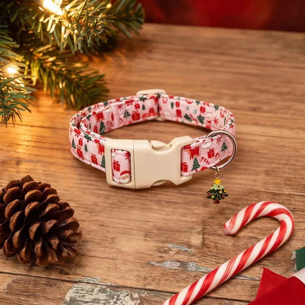Festive Christmas Print Collar