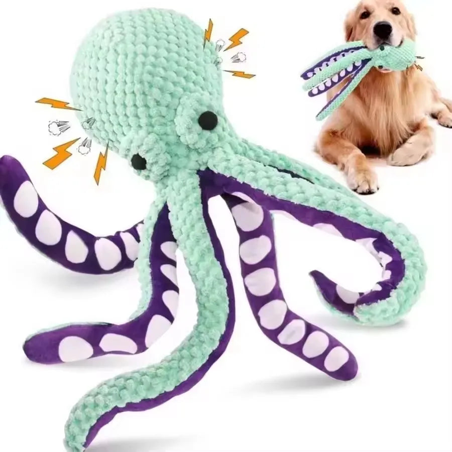 Tough Squeaky Plush Chew Toy