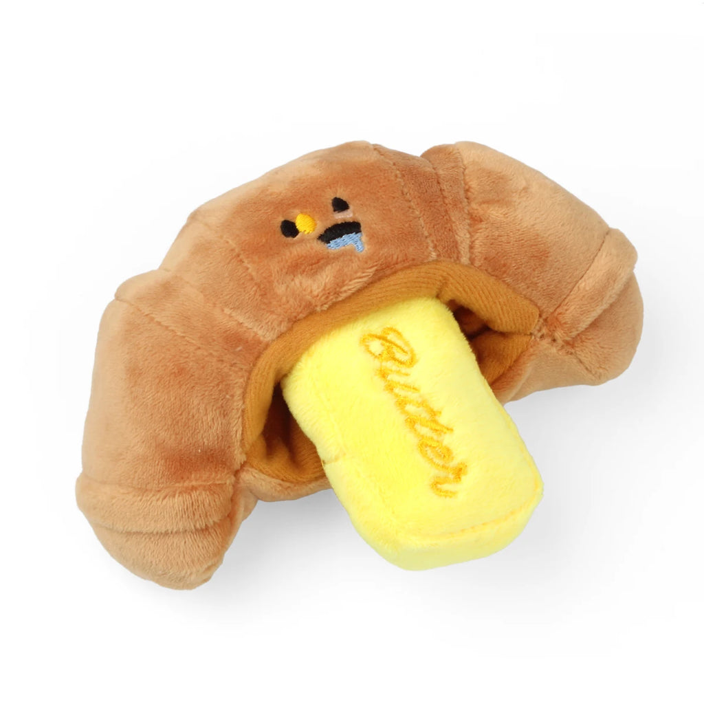 Croissant Plush Squeaky Toy