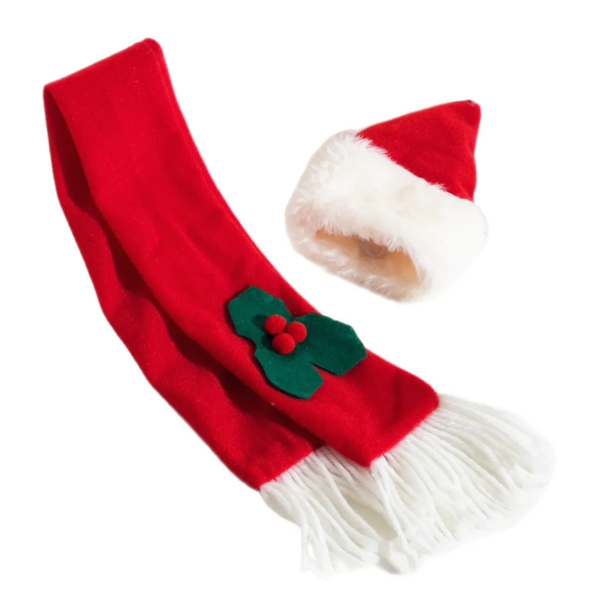 Christmas Santa Hat & Scarf Set