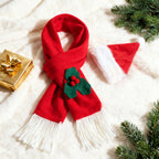 Christmas Santa Hat & Scarf Set