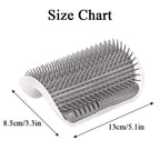 Corner Self-Groomer & Scratcher for Cats