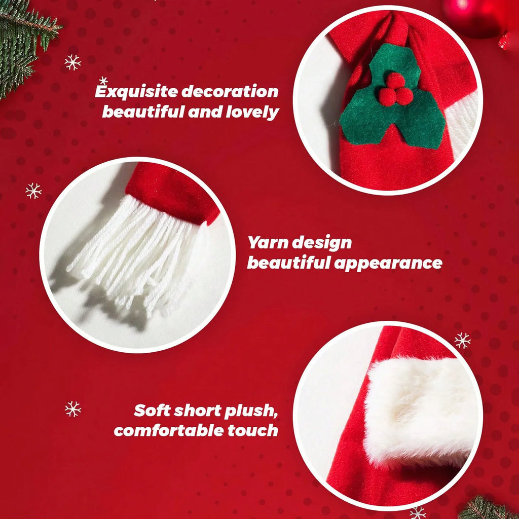 Christmas Santa Hat & Scarf Set