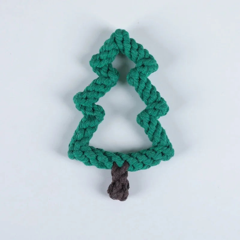 Christmas Rope Chew Toy for Dogs