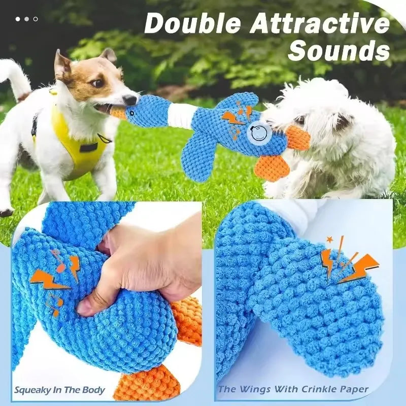 Tough Squeaky Plush Chew Toy