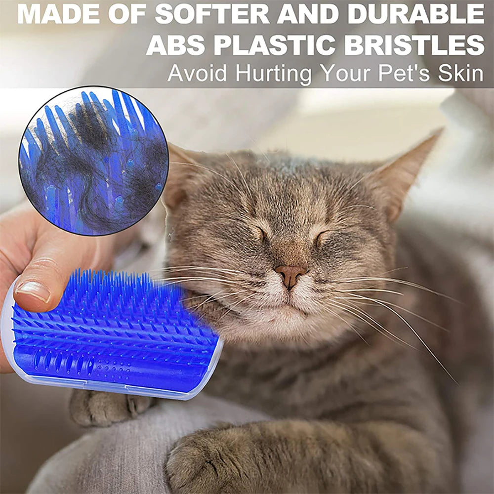 Corner Self-Groomer & Scratcher for Cats