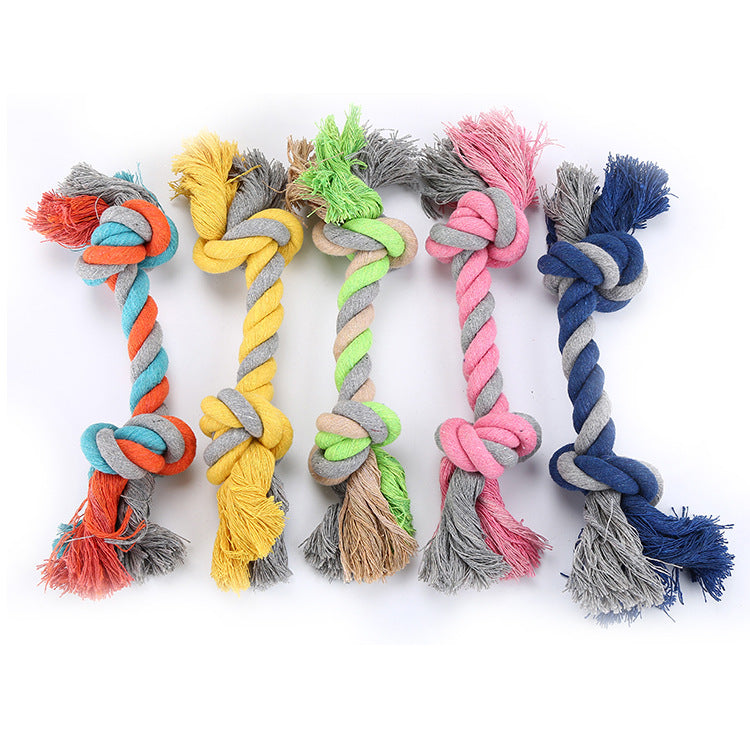 Cotton knot rope dog toy - view 6