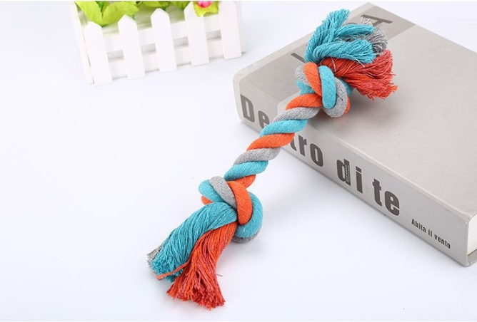 Cotton knot rope dog toy - view 5