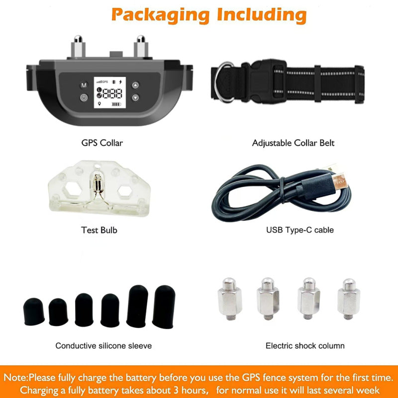 Smart GPS Pet Training Collar with Wireless Fence