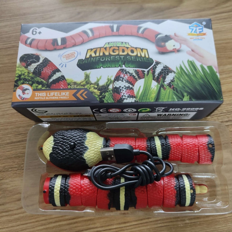 USB rechargeable snake cat toy by The Pet Hub Co
