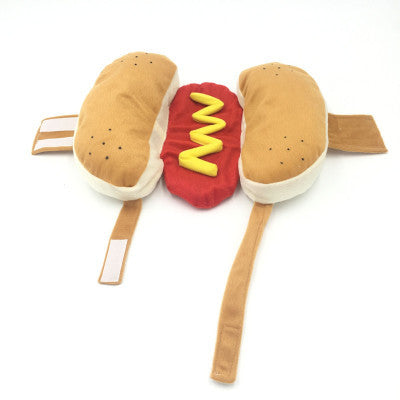 Hot dog burger pet costume - view 6